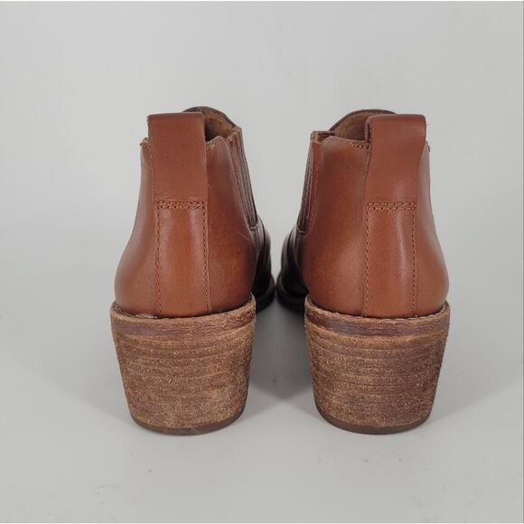 Madewell Brown Leather Pull On Kelci Chelsea Boot 6.5 - Picture 4 of 11